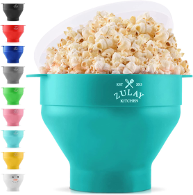 Collapsible Silicone Popcorn Maker