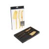 Belmont Cheese Knives in Gold Viski®