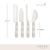 Tiles Cheese Knife Set by Twine®