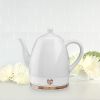 Noelle™ Grey Ceramic Electric Tea Kettle by Pinky Up®