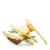 Belmont Cheese Knives in Gold Viski®