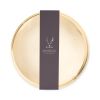 Belmont Round Serving Tray in Gold Viski®